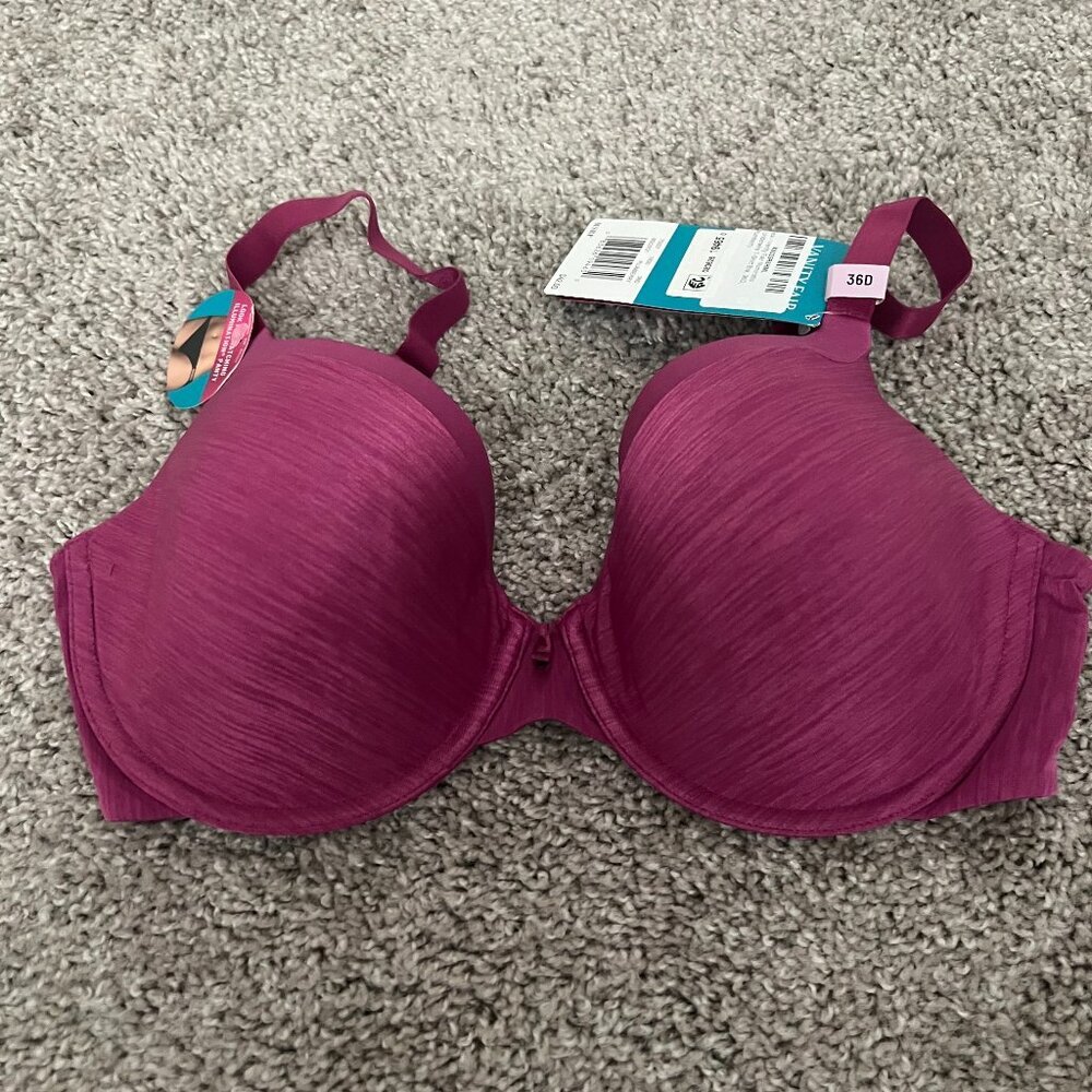 Vanity Fair Bra  Plumberry 38B 36C 38C 36D NWT